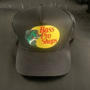 Black bass pro hat